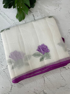Soft Netkota saree with embroidery MSH283