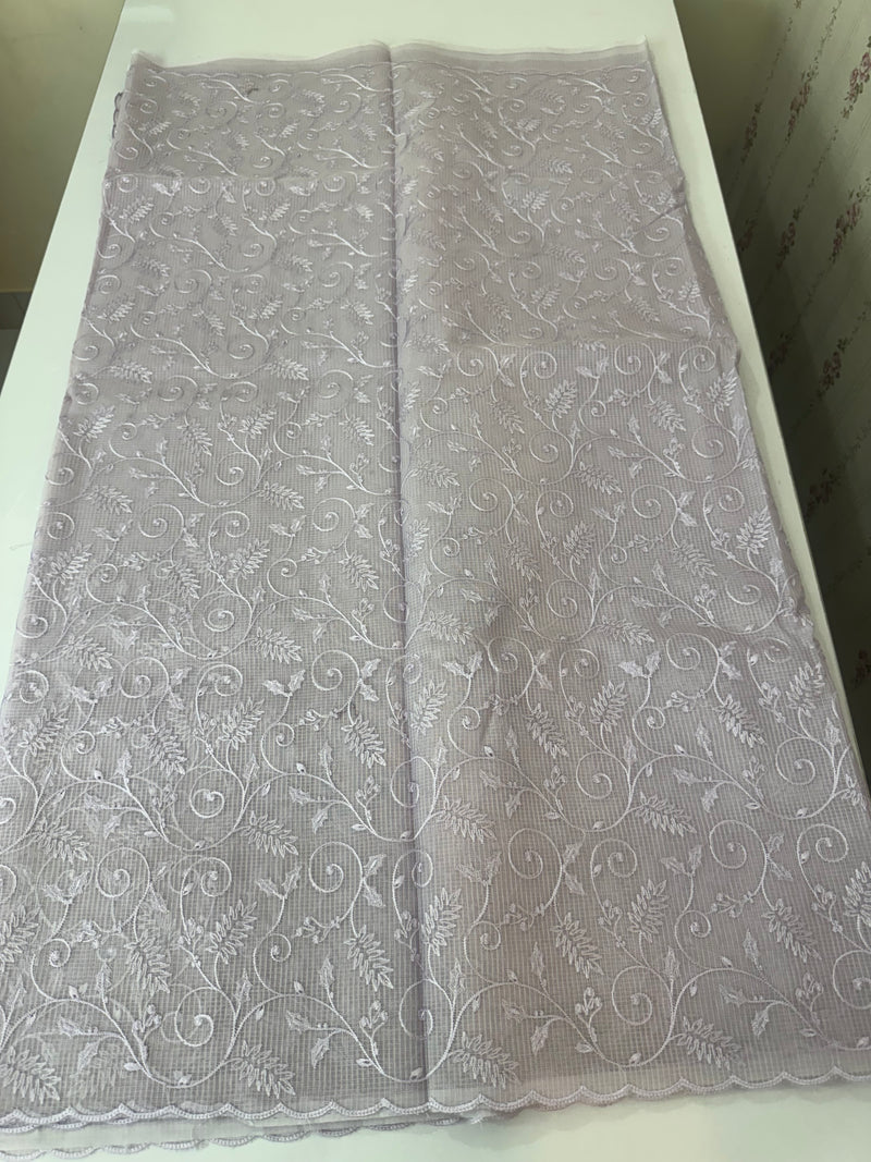 NetKota thread work saree MSH106- Lavender