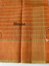 Multi color Semi soft silk saree with borders MSS590