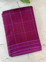 Soft organza saree with thread checks and sequence work MOS867(7)