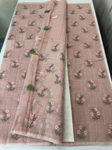 Netkota embriodery saree MS1496 DustyPink