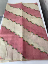 Soft Jute tissue saree with embroidery MJT671