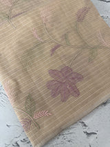 Netkota embriodery saree MS1496 Chiku