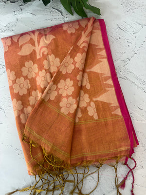 Dual tone Tissue silk saree MTS644 (9)