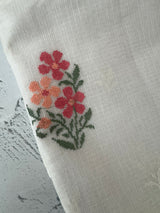 Lightweight NetKota saree with cross stitch embroidery MS6868