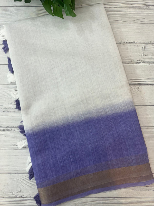 Ombre semi Linen Saree SRTS30