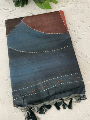 Semi soft silk saree with Kanta work MSK654