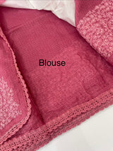 Kota checks embriodery saree MS7689 DarkPink
