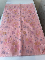 Soft Kota saree with prints and embroidery MSH154- PeachyPink
