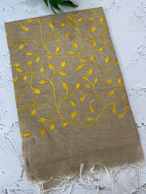 Bhagalpuri Semi tussar saree with embroidery MST677