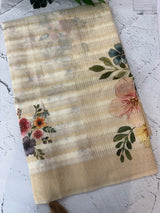 Chanderi Semi silk saree with digital prints MSR692