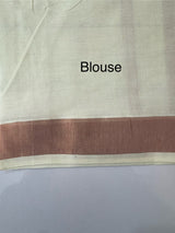 Kerala cotton saree with floral prints