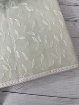 Kota embriodery saree MS1455 Pale Green