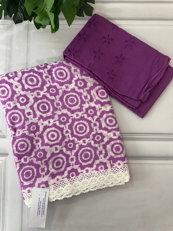 Pure cotton saree with Hakoba blouse SFNYSY