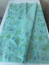 Soft Kota saree with prints and embroidery MSH154- Aquablue
