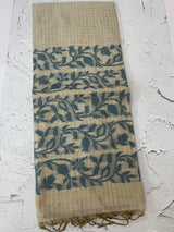 Jamdani silk Cotton Saree with blouse MS12552