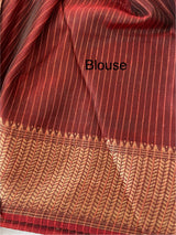Semi silk saree with zari border MS99789