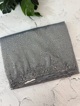 Handworked Designer tissue silk blend saree with sequins & cutdana work - MSHW270 MidnightBlue