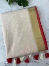 Onam special Semi silk saree with blouse- MSF567 (4)