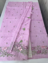 Netkota embriodery saree MS1494 PinkLavender
