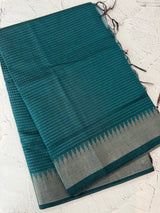 Semi silk sarees with temple border  MTS890