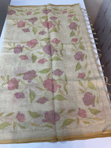 Tissue linen saree MS88651 (2)