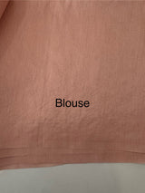 Cutwork blended tussar saree SJCV41 PinkPeach