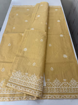 Cotton embriodery saree with blouse - MSH5566