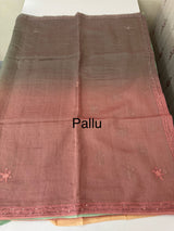Pure Mul chanderi saree with hand chikankari work - MSM511