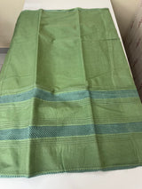 Supernet saree with crochet work and lace border MCJ5433