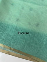 Ombre semi Linen Saree - MSL1514