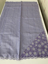 Cutwork Semi tussar saree MTSS674