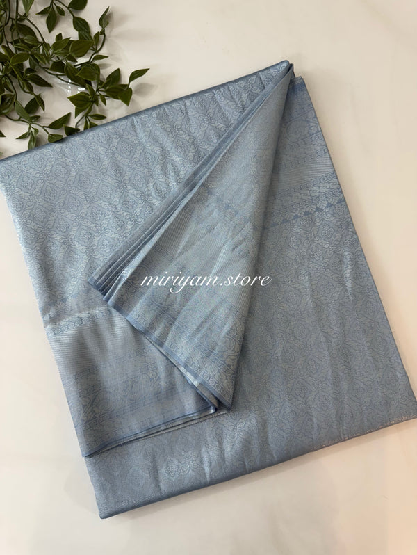 Pastel soft silk Saree - MKP915 PowderBlue