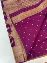 Banarasi viscose Georgette saree SEFNMRM - Vadamalli