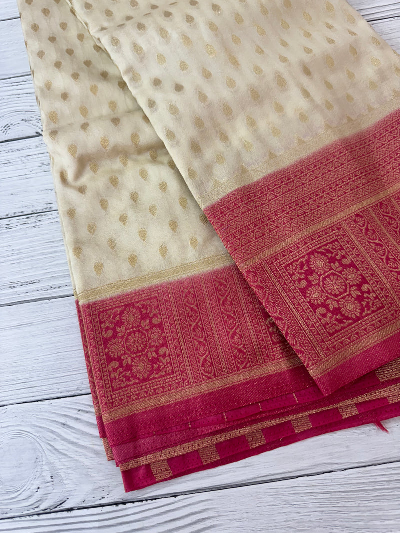 Semi banarasi Georgette saree - MSB8976