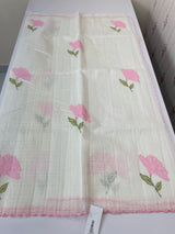 Kota silk cotton saree with applique work MS81789