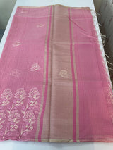 Soft Tissue kota embroidery saree MSK4660 Pink