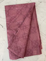 Blended tussar silk saree with embroidery- MSB8543- OnionPink