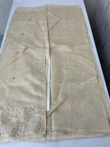 Blended matka Tussar silk saree with cutwork MS4856