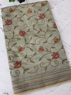 Cotton silk Saree with kanta work  MSJ7666(5)