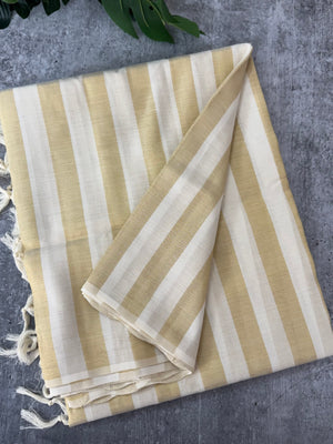 Borderless Kerala mul cotton saree
