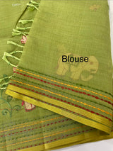 Cotton silk Saree with embroidery MSJ7666