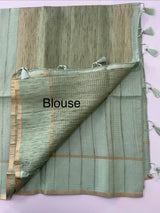 Tussar mix Semi silk saree with thread work MSS8930