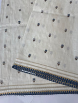 Blended soft tussar saree with thread work MTS9965