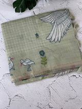 Jamdani silk Cotton Saree with thread work  MSJ790