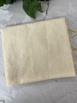 Netkota embriodery saree MSH263 Ivory