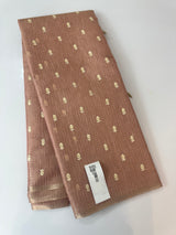 Tissue Silk embriodery saree MS49888- PeachPink