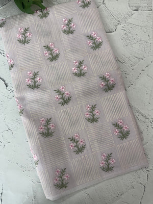 Netkota embriodery saree MS1496 DustyLavender