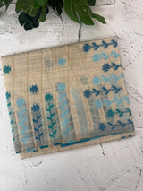 Jamdani silk Cotton Saree with blouse MS12551 (6)