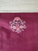 Semi tussar saree with Handwork MS44500